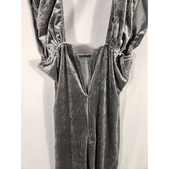 NWT Pretty Little Things Maxi Dress Velour Bust Corset Whimsygoth Fairycore 12 - Picture 6 of 6